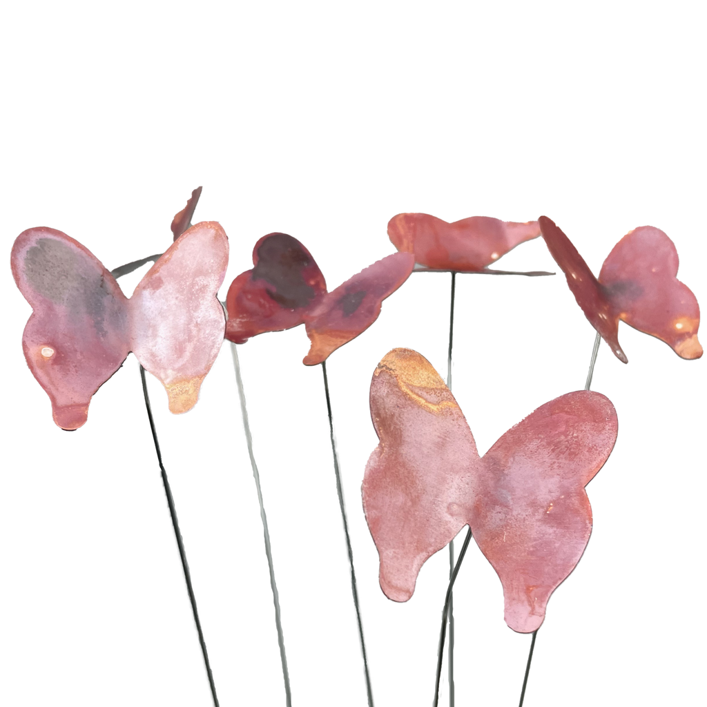 Medium Natural Copper Butterfly