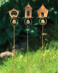 34" Bird House Garden Stake, Assorted styles