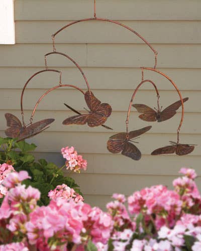 Flamed Butterflies Mobile