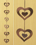 Flamed Hearts  Ornament